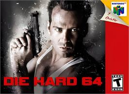 Box cover for Hard 64, Die on the Nintendo N64.